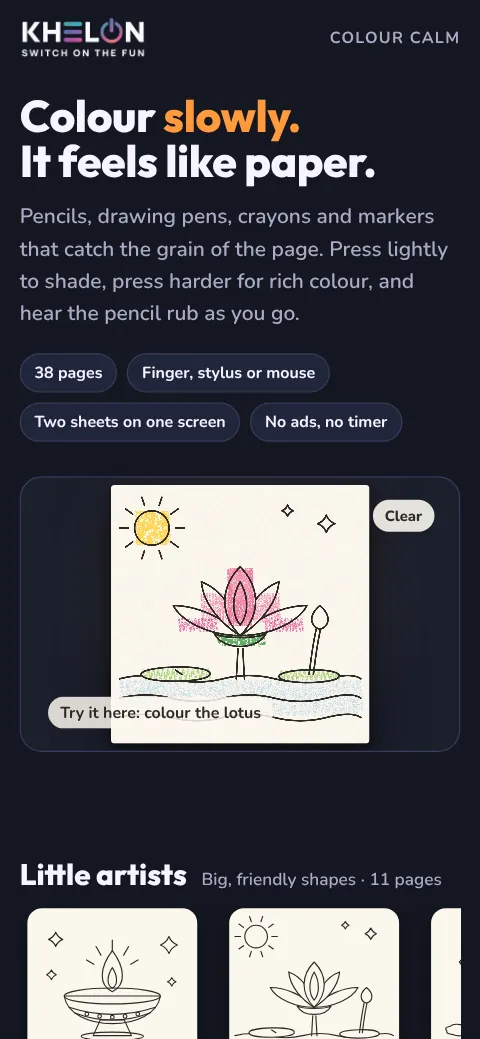Colour Calm: pick a page: mandalas, rangoli, mehndi and more