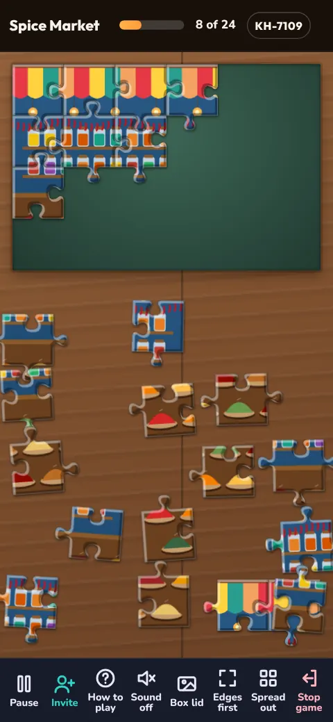 Jigsaw: pick up, click together, lock in place